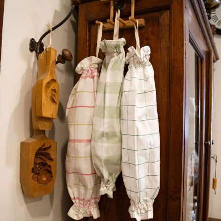 Fabric Plastic Holder